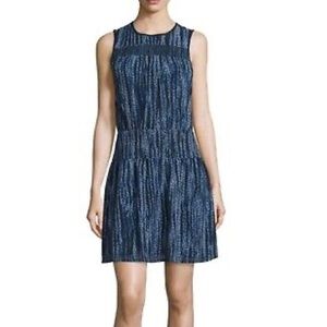 Michael Michael Kors Bohemian Preppy Smocked Dress Size 8